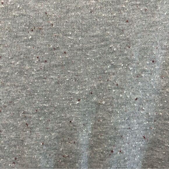 Caslon V-Neck Sweater Size Large Grey White & Purple Speckles Alpaca/Wool Blend - Picture 7 of 16